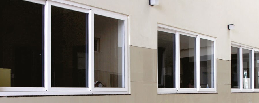 Modern home with UPVC windows
